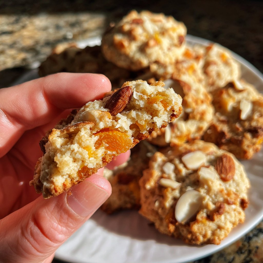 Apricot Almond Spring Cookies