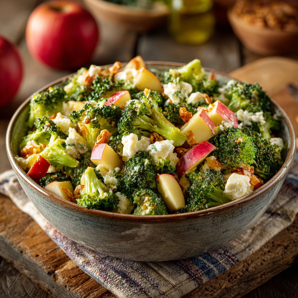Broccoli, Apple and Cheese Salad
