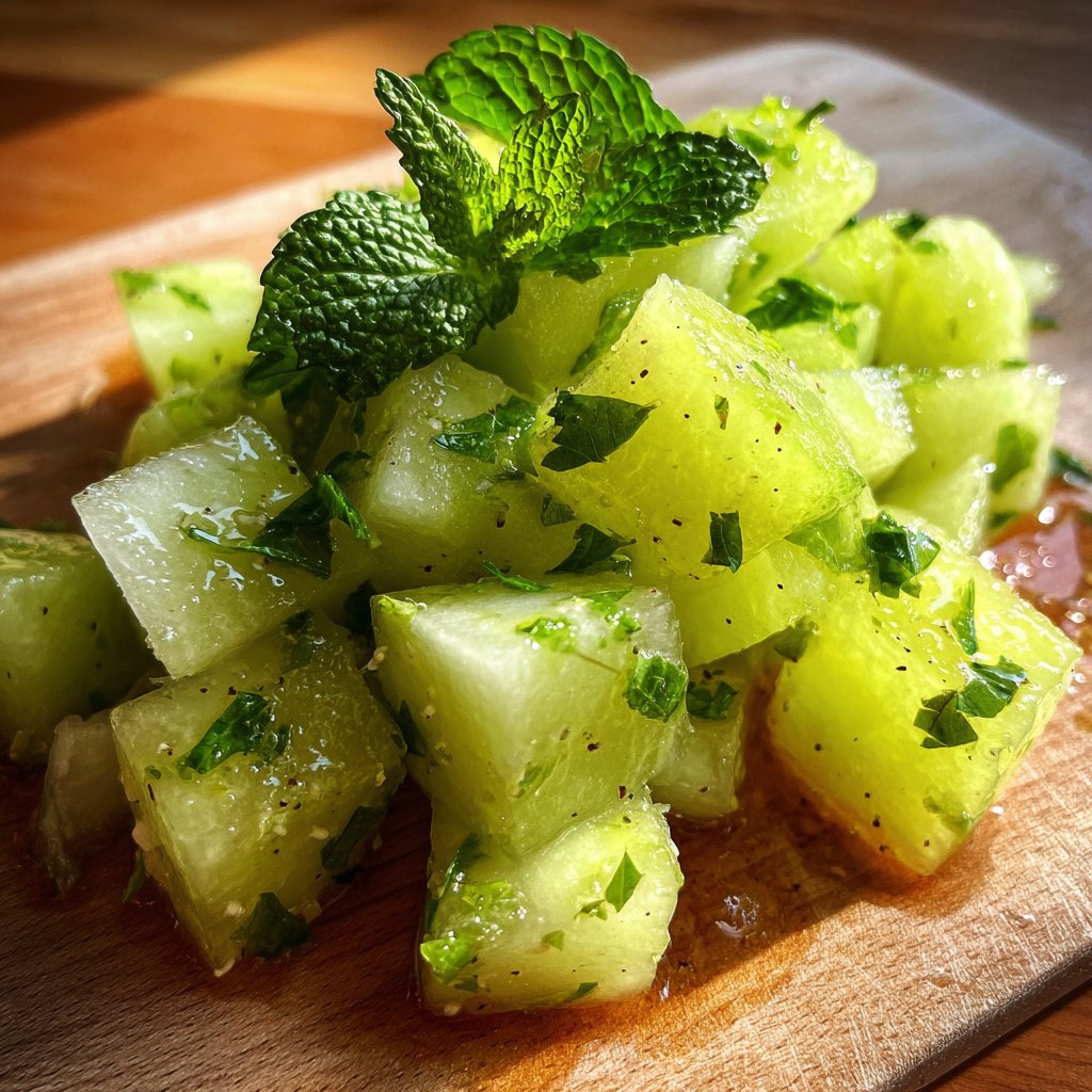 Honeydew and Mint Salad