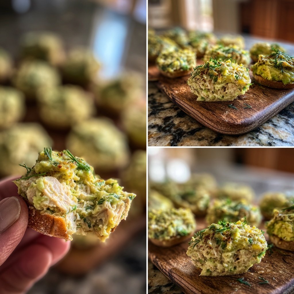 Lemon-Dill Tuna Salad Bites