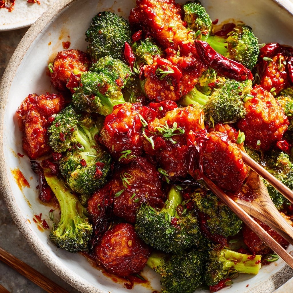 Szechuan Chicken with Broccoli